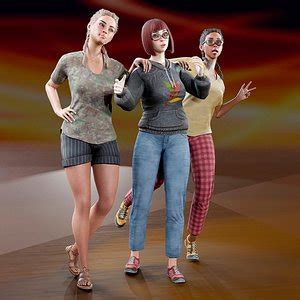 D Nude Models Turbosquid