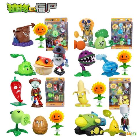 Plants vs Zombies 2 PVZ2 Toys Action Figures Set Toy for Boys Girls ...