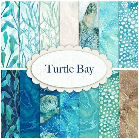 Turtle Bay Yardage By Northcott Fabrics Shabby Fabrics Turtle Quilt