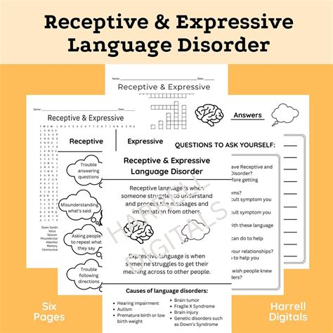 Receptive And Expressive Language Disorder