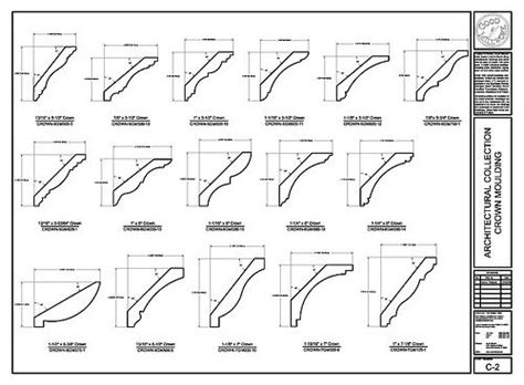 Good Millwork Baseboard Molding Collection Moulding Profiles Crown