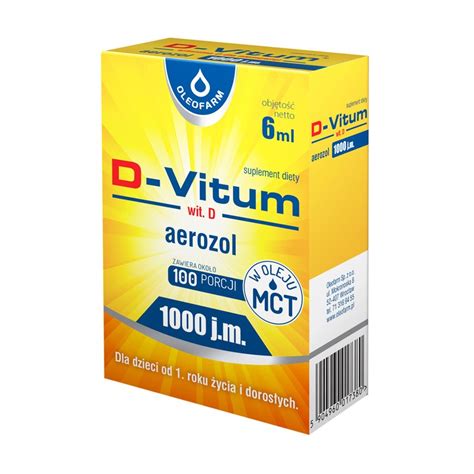 D Vitum Forte 1000 J M Aerozol 6 Ml