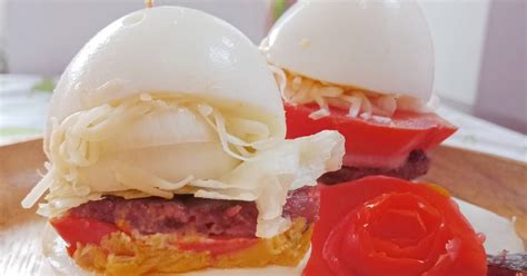 Resep Burger Telur Rebus Oleh Fensi Safan Cookpad