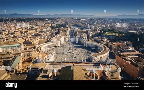 Vista Di Roma Dalla Cupola Della Basilica Di San Pietro Immagini E