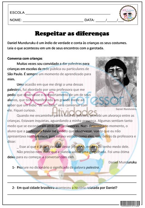 Texto Com Atividades Sobre Desigualdade Social No Brasil