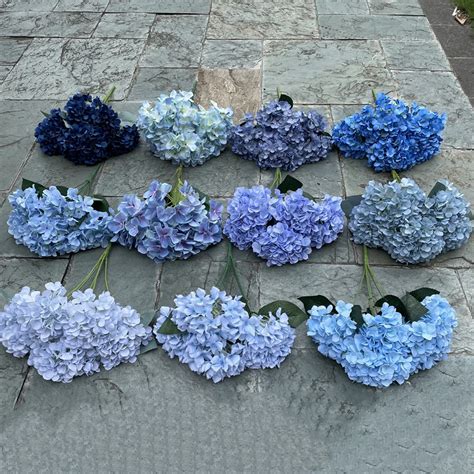 Sy Th031 Blue Series Hydrangea Wholesale Wedding Decoration Flower