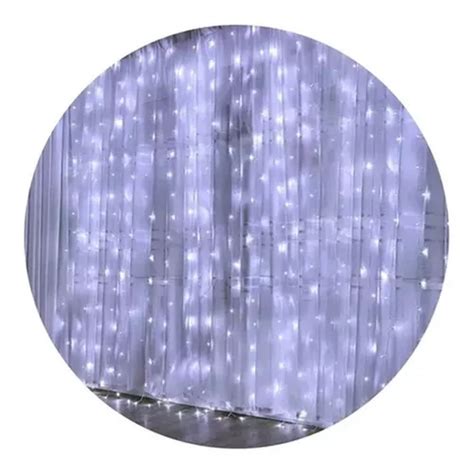 Cortina Led 3x2m Usb 200l Para Decoração Natal Controle MercadoLivre