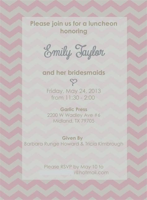 Baby Shower Brunch Invitation Wording