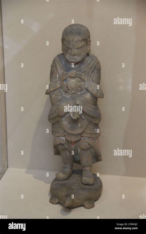 Buddhist Statue, Chiba City Folk Museum, built in ancient style of ...