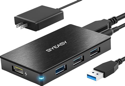 Universal Powered Usb Hub Byeasy Aluminum Ports Usb Hub And