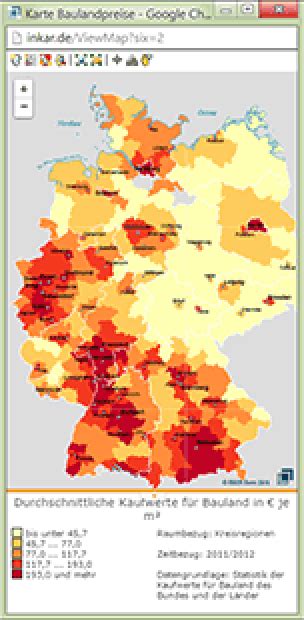 Inkar Neuer Online Atlas Veranschaulicht Lebenslagen In Deutschland