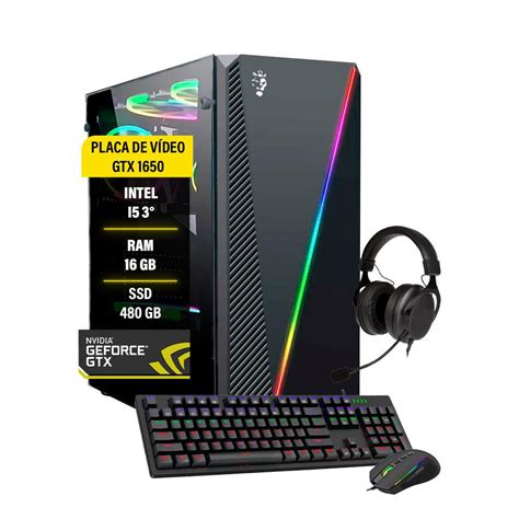 Pc Gamer I Gb Gtx Ssd Gb Kabum