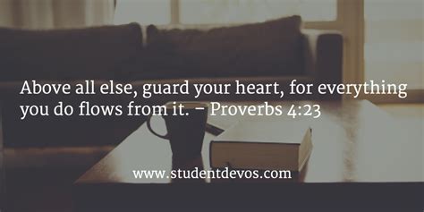 Daily Bible Verse And Devotion Proverbs 423 Student Devos Youth