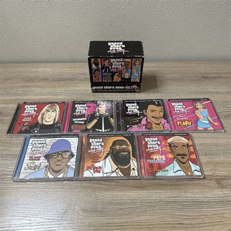 Grand Theft Auto Gta Vice City Official Soundtrack Cd Box Set