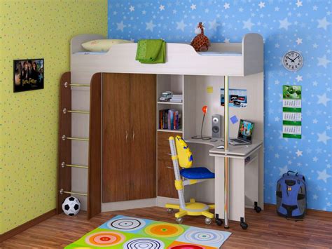 Кровать-чердак для детей: разновидности | Фото и правила выбора