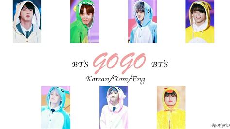 Bts Go Go Go Lyrics Youtube