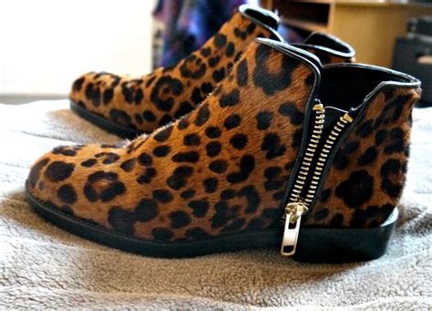 Zara Leopard Print Boots