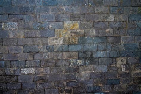 Grey Stone Wall With Different Sized Stones Modern Siding Close Up