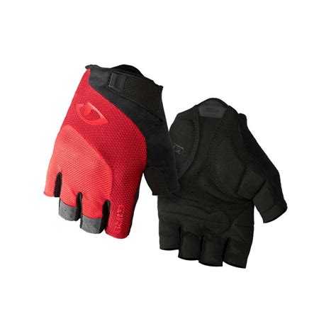 Guantes Giro Bravo Gel Cortos Rojo