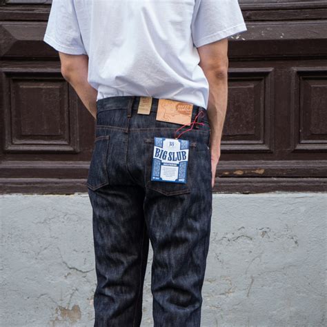 Naked And Famous Weird Guy Oz Big Slub Selvedge Indigo Raw