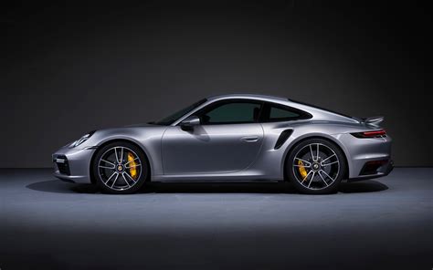 Herunterladen Hintergrundbild Porsche Turbo S Seitenansicht