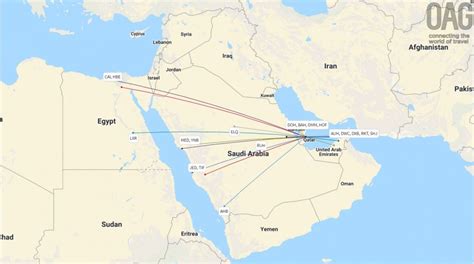 Qatar Cargo Route Map