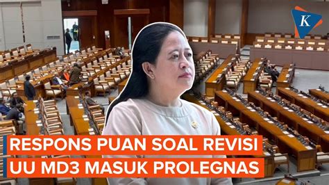 Soal Revisi Uu Md Puan Gelengkan Kepala Enggak Ada Youtube