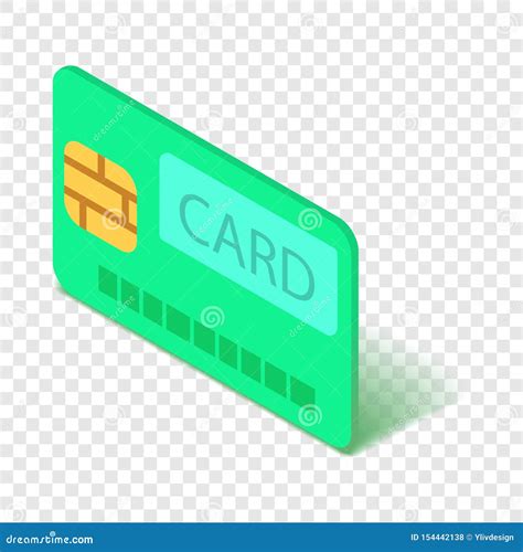 Credit Card Icon Isometric D Style Stock Vector Illustration Of