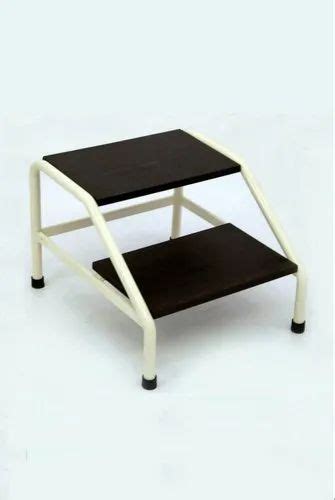 Mild Steel Black Hospital Double Foot Step Polished At Rs In