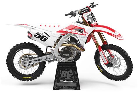 Honda Sleek Semi Custom Motocross Graphics - BikeGraphix