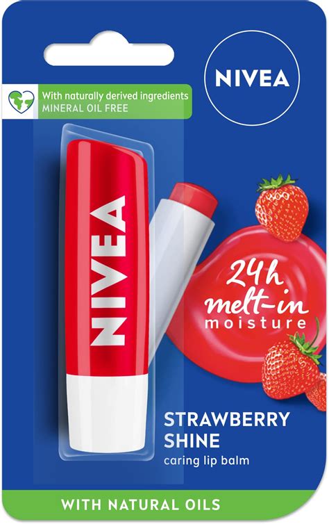 Nivea Lip Balm Blackberry Shine 017oz 017 Oz Cds