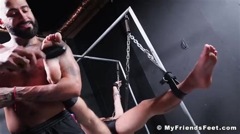 Restrained Blonde Stud Chad Hammer Foot Tormented By Dom Pornhub Gay