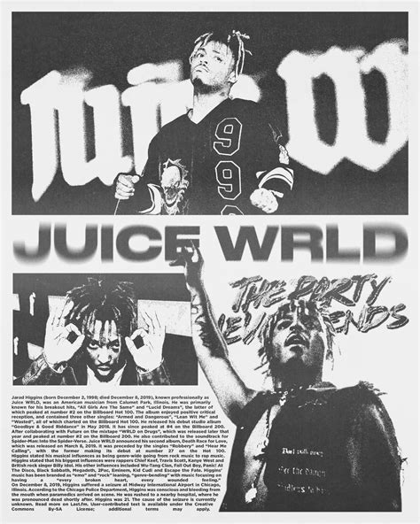 juice wrld poster design | Poster design, Poster, Graffiti room