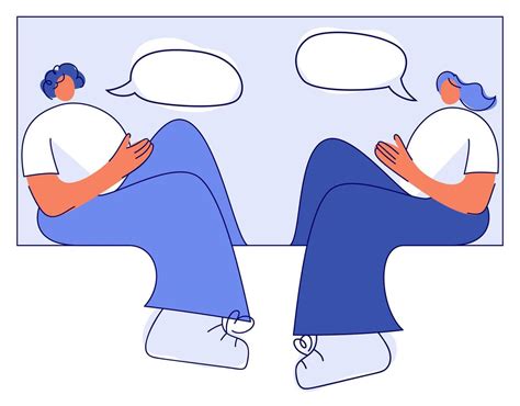 illustration   people man  woman conversation dialog speech