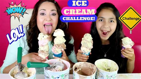 Ice Cream Challenge B Cutecupcakes Youtube