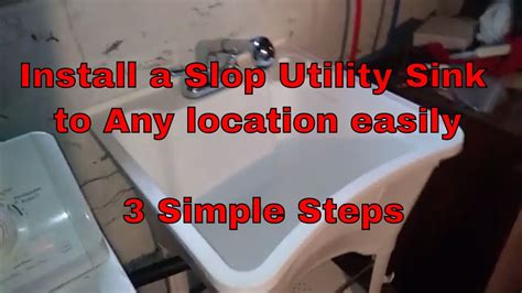 How To Plumb A Basement Utility Sink - Openbasement