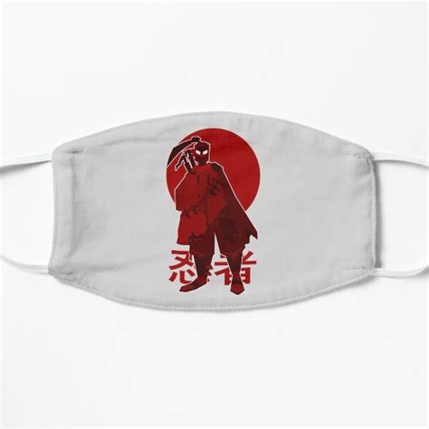 "Red ninja" Mask for Sale by Atzon | Redbubble