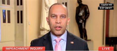 House Minority Leader Hakeem Jeffries Says Democratic Colleague Is ...