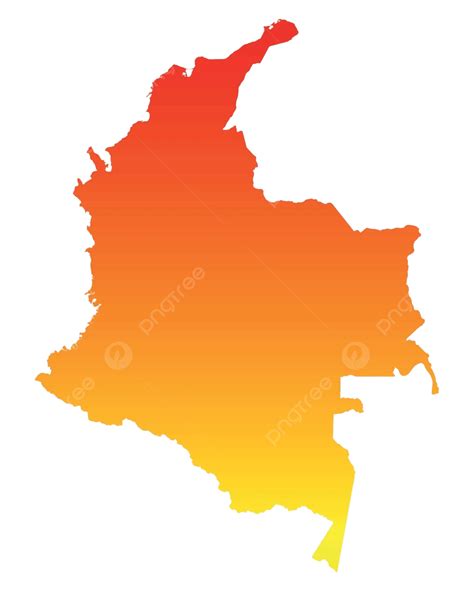 Mapa De Colombia Colombia Vector De Fondo Vector PNG Dibujos Colombia