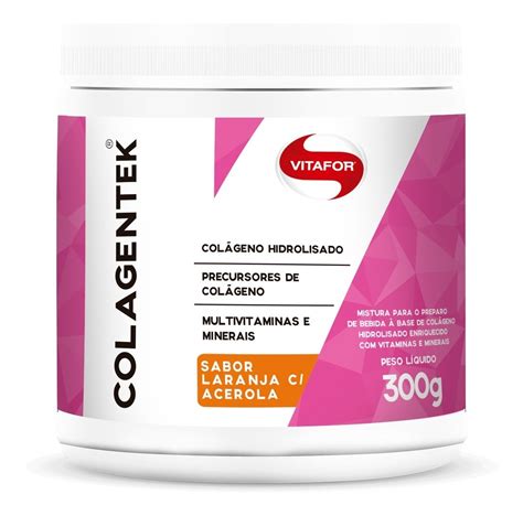 Colágeno Colagentek Vitafor 300g Hidrolisado Original MercadoLivre