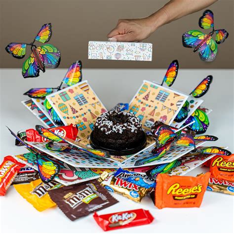 Birthday Cake Explosion Box With Candy Kaboom Delivery Nationwide