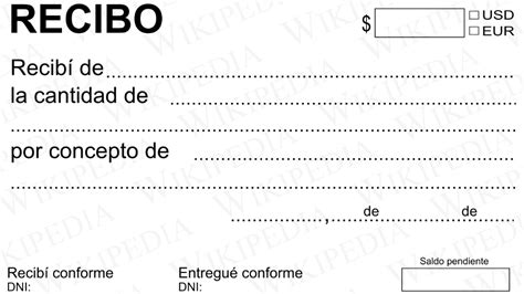 Recibo De Pago Como Se Hace Ejemplo Y Modelo En Word Images