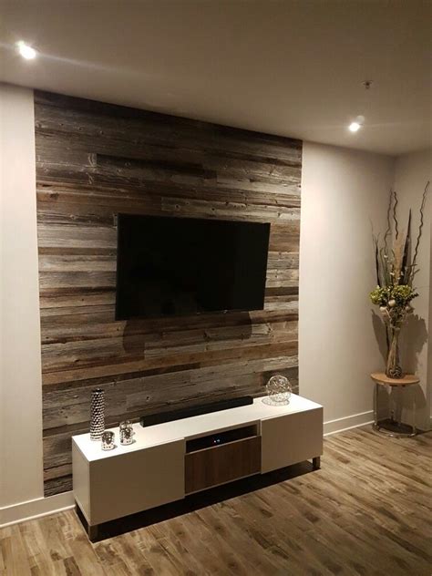 Barn Wood Tv Wall Accent Walls In Living Room Barn Wood Walls Living