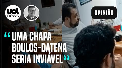 Boulos e Datena Ninguém acredita em uma chapa os dois seria