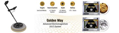 Golden Way Detector Ultimate Metal Detection Device