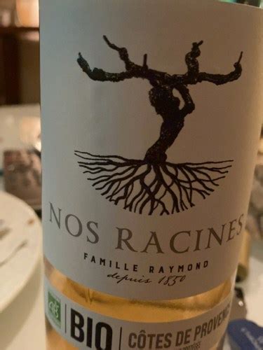 Vignobles Raymond Nos Racines Bio Côtes de Provence Rosé Vivino US