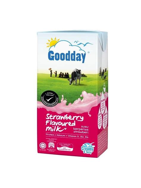 Goodday Uht Strawberry Flavoured Milk 1l Goodday