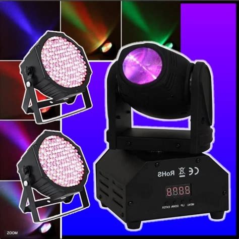 1 LYRE LMH 250 LED DMX 2 PROJECTEURS PAR 64 Dj PRIX FOU