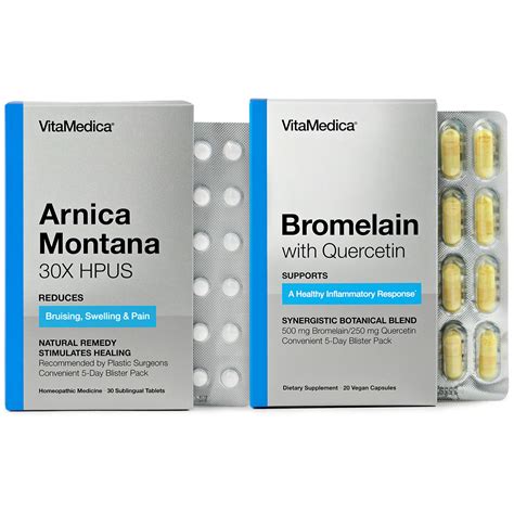 Buy Vitamedica Arnica Montana Bromelain Blister Pack Bundle For