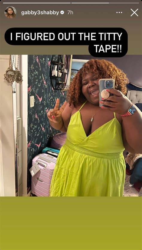 Gabourey Sidibe Jokes She Needs To Take A Class On Boob Tape After